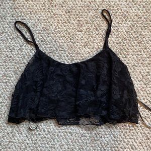 Lace crop top